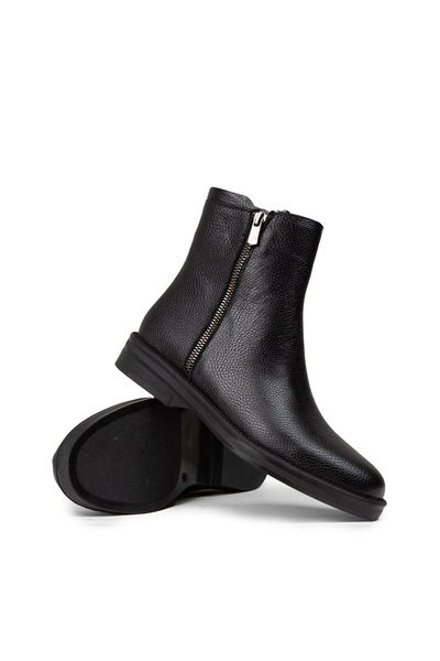 Deery Kadın Hakiki Deri Siyah Günlük Bot