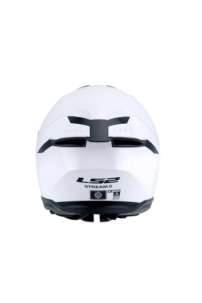 LS2 STREAM II MOTOSİKLET KASKI FF808-GLOSS-WHITE