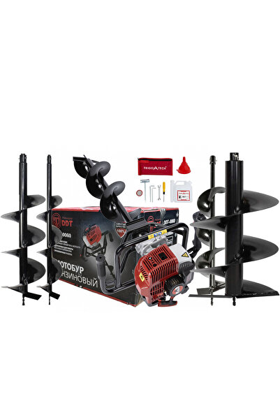 DDT Motor de găurit/foratoare de pământ de 6 CP, 8000 rpm cu burghie de 100-1...