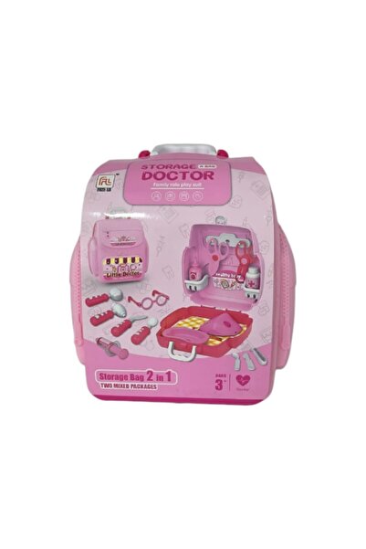 Toyki Toys Set Doctor 2 în 1 pentru Copii – Rucsac cu Accesorii Medicale de J...