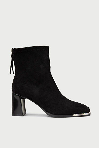 Deery Kadın Siyah Fermuarlı Bot