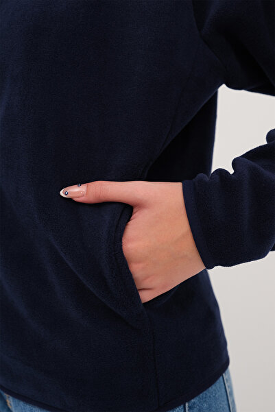 Addax Dik Yaka Polar Hırka H12034