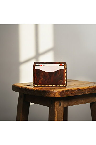 Lethos Leather Genuine Leather Card Holder - Minimalist