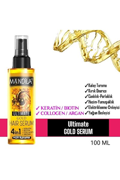 MANDİLA سيروم الكيراتين والبيوتين للعناية المكثفة بالشعر 100 مل