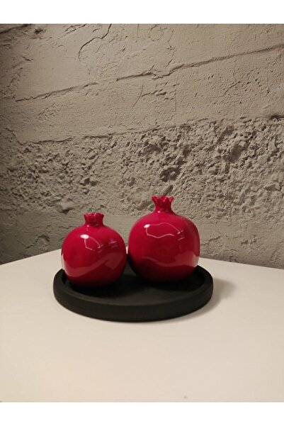 Genel Markalar Perfingo Dekoratif Beton Sunumluk Tepsi Oval/yuvarlak