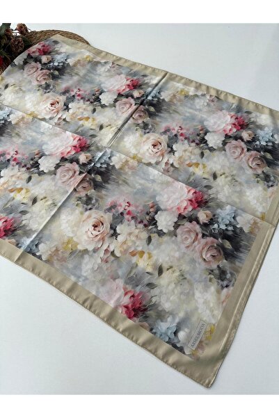 ARSEL MODA Tesettürün Yeni Adresi شال قطني ناعم من أرسيل مودا بنمط زهور LBD2302