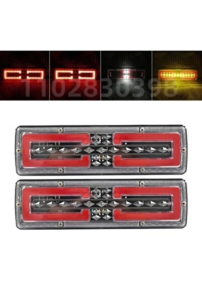 Led Light Alex LAMPI CAMION/REMORCA/AUTOUTILITARA CU LED set 2 lampi led cu neon si semnalizare dinamica 12 v-24 v