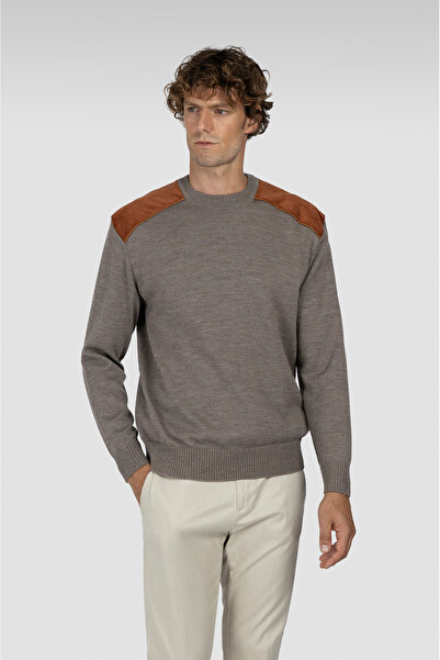 PAUL&SHARK Men's Knitted Wool Roundneck Sweater