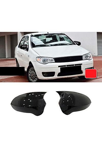 AkmTuning Fiat Albea Batman Yarasa Ayna Kapağı Parlak Siyah ABS 2010 2011 201...
