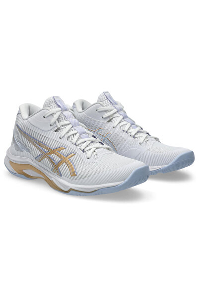 Asics NETBURNER BALLISTIC FF MT 4 Kadın Offwhite Voleybol Ayakkabısı 1052A084-102