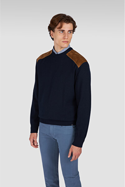 PAUL&SHARK Men's Knitted Wool Roundneck Sweater