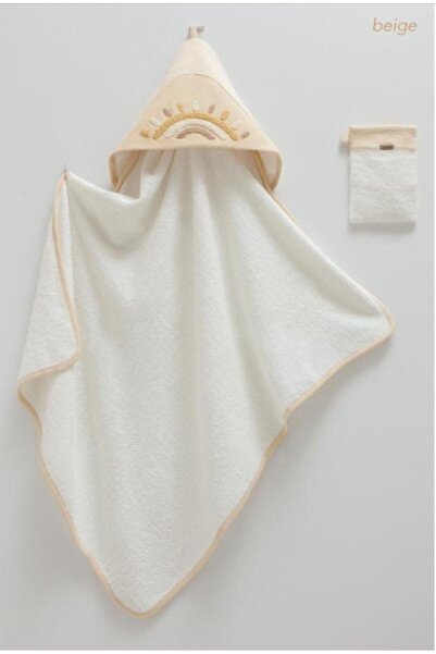 Caramell Basic Baby Towel and Bag Set