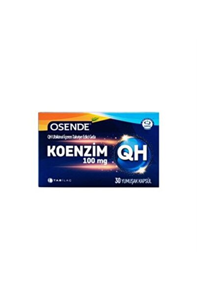 Alfa Osende Koenzim QH Ubikinol 100 mg 30 Tablet