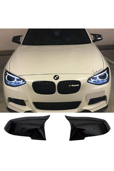 AkmTuning Bmw F20 M1 Tırnaklı Batman Yarasa Ayna Kapağı Piona Black ABS 2011-...
