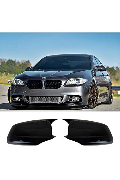 AkmTuning Bmw F10 Batman Yarasa Ayna Kapağı Parlak Siyah ABS 2010 2011 2012 2013