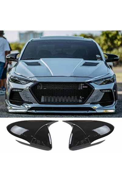 AkmTuning Hyundai Elantra Sinyalli Batman Yarasa Ayna Kapağı Parlak Siyah ABS...
