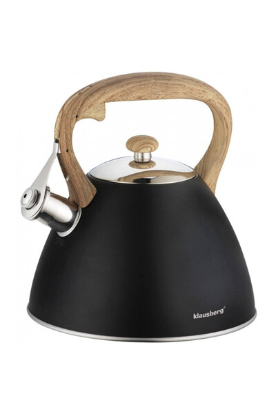 Klausberg Fierbător KB 7262, 22 cm, 3 l, Fluierator, Inducție, Oțel negru