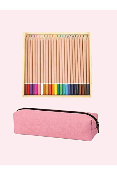 Share the Love مجموعة مكونة من قطعتين - علبة أقلام رصاص و24 قلم تلوين