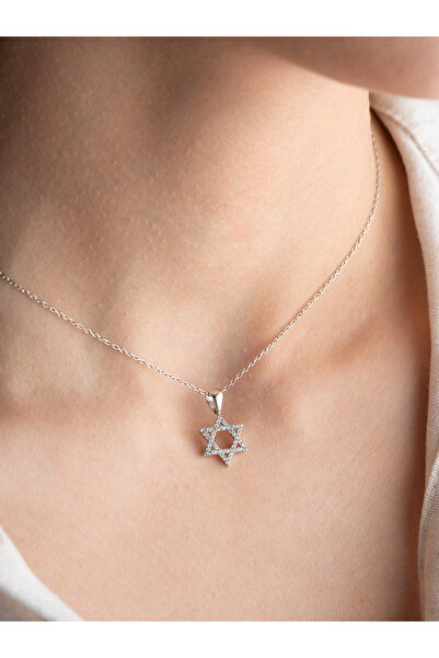 Two Arts Jewelry Davut Yıldızı Kolyesi | 925 Ayar Gümüş / 14K Altın Kaplama / Bronz Seçenekli