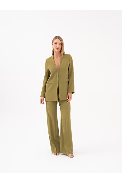 SERPİL Şık Siyah Ceket ve Pantolon Takım 40341