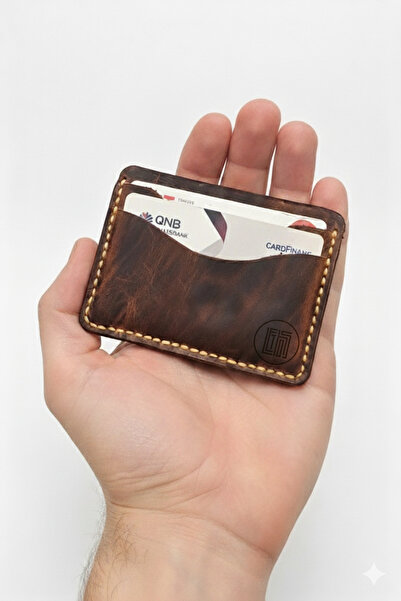 Lethos Leather Genuine Leather Card Holder - Minimalist