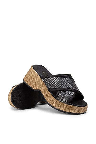 Deery Papuci de damă cu toc pană negru