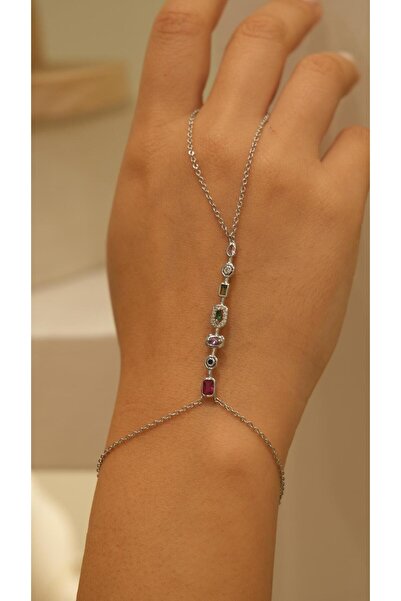 Jerie Colorful Stone Detailed 7 Element Design Şahmeran