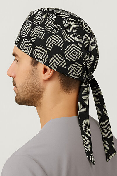 mirach Labyrinth Pattern Cap Unisex Doctor Nurse Physiotherapist Medical Chef Veterinarian Cap