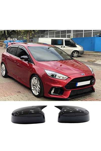 AkmTuning Ford Focus 3 Batman Yarasa Ayna Kapağı Parlak Siyah ABS 2011 2012 2...