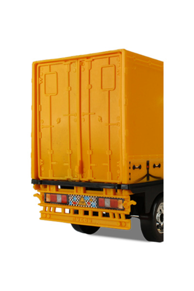 MYTOY Scania, Volvo Model Oyuncak Tır – 46 cm Uzunluk, Hareketli Dorse, 12 Tekerlekli Konteyner Tır