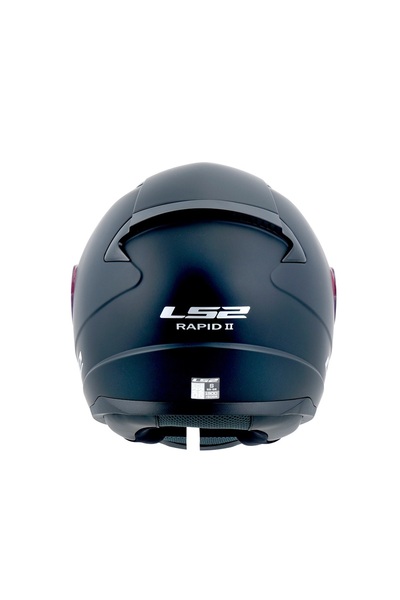 LS2 RAPID II MOTOSİKLET KASKI FF353-SOLID-MATT-BLACK