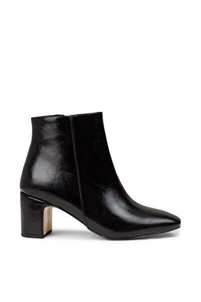 Deery Γυναικείες μαύρες μπότες casual με φερμουάρ