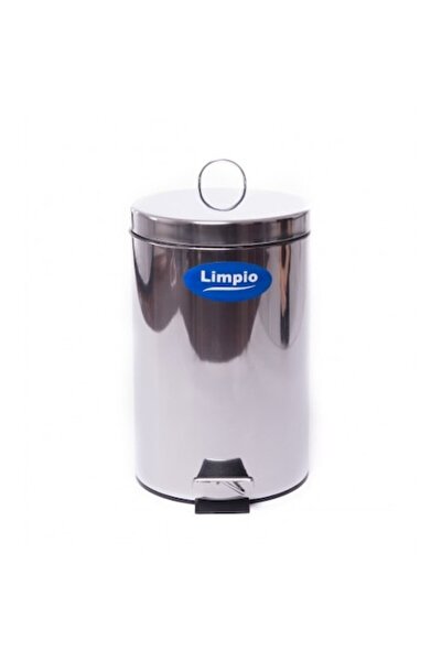 LİMPİO Trash Can, CX-12L, 12L, Pedal, Stainless Steel