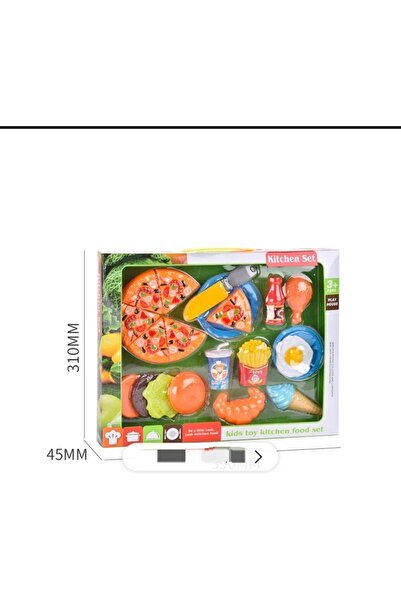 REZZOSS NEW 34pcs Pretend Play Food Set,Kitchen Cutting Toys,BPA Free Plastic...