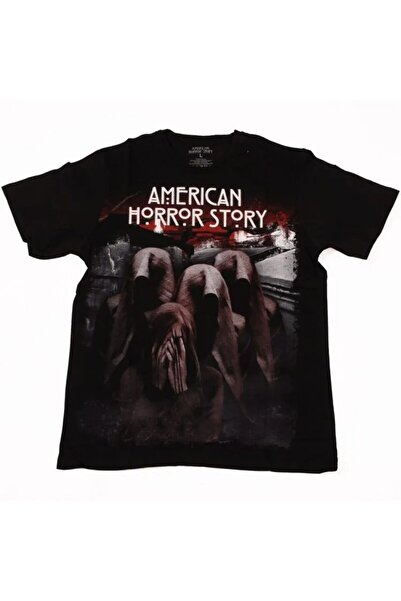 Genel Markalar American Horror Story No:3 Tişört Siyah