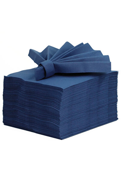 Eagle Epic Lacivert - Kumaş Dokulu Peçete 40x40 1/4 50'li Paket