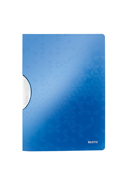 Leitz Wow ColorClip PP clip file metallic blue