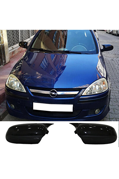 AkmTuning Opel Corsa C Batman Yarasa Ayna Kapağı Parlak Siyah ABS 2000 2001 2...