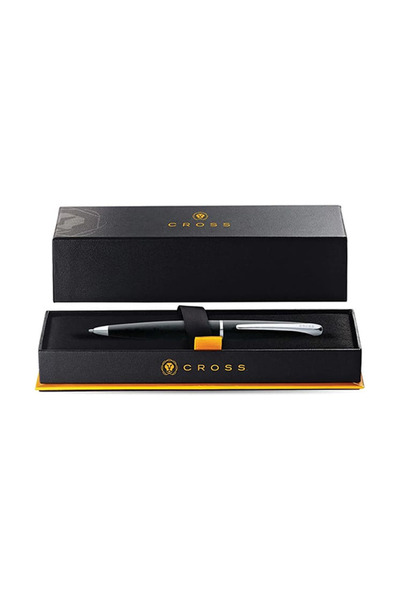 Cross ATX® Basalt Black with Polished Chrome Appointments Ballpoint Pen