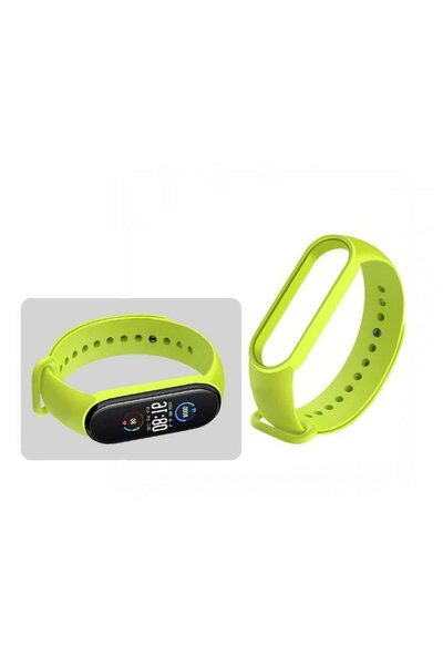 digital-play Curea din silicon pentru Xiaomi Mi Band 7, verde deschis