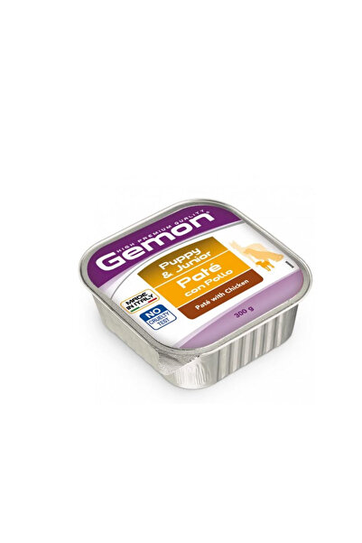 Gemon باتيه للجراء والصغار - دجاج - علبة - علبة - ١٨*٣٠٠ غرام