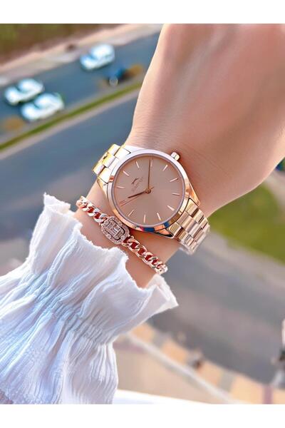 Slazenger Steel Strap 5 Atm Water Resistant 2 Years Warranty Women's Wristwatch Sl.1915.3.02