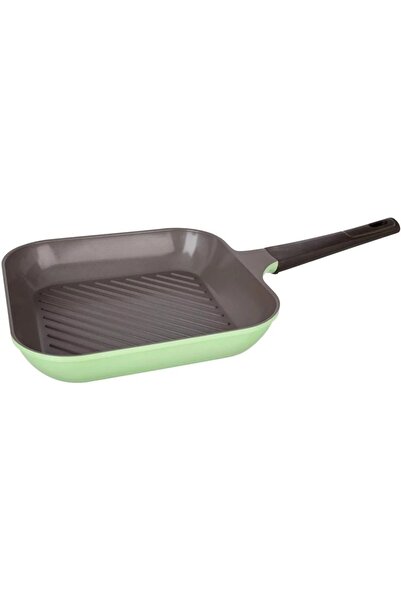 ORIAN مقلاة شواء سيراميك كورية من نيوفلام، 28 سم، أخضر
