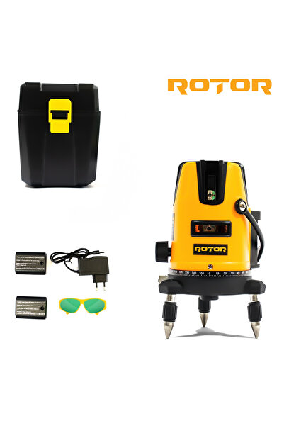 Rotor Nivela laser RLE-3D, 3 linii , ±2 mm/5m, 40 m, Timp de nivelare ≤ 5s