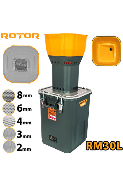 Rotor Moara electrica pentru cereale RM30L ROTOR, 19000 rot/min, 1200 W , 30 L