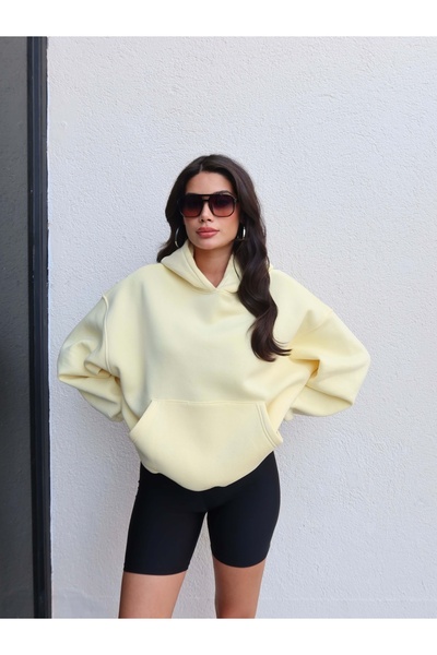 ESRAHELVACI Raised Kangaroo Pocket Sweatshirt