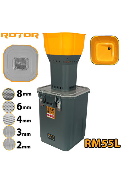 Rotor Moara electrica pentru cereale RM55L ROTOR, 19000 rot/min, 1500 W, 55 L