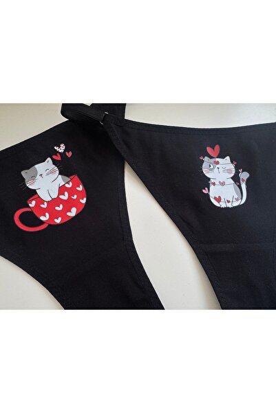 selenesilhouettes KEDİ BASKILI İÇ ÇAMAŞIRI