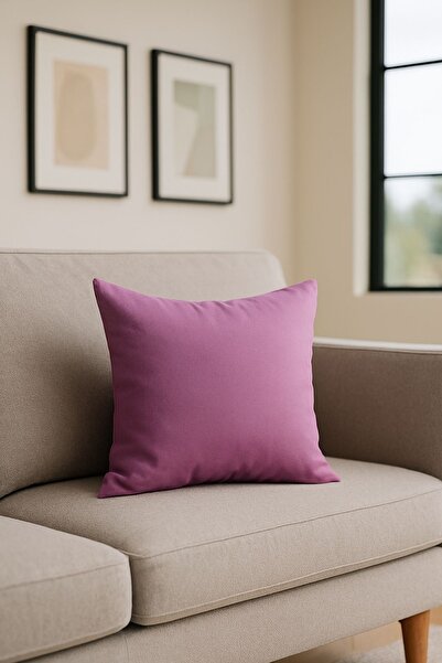 Soyoe غطاء وسادة برو كيرلينت، غطاء وسادة مفرد مزخرف بلون وردي عادي يمكن صنعه ...