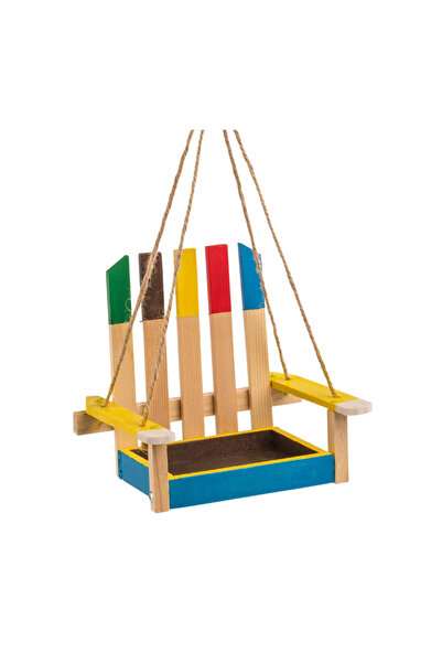 Crelando Set Creativ din Lemn cu Paleta de culori, Hranitoare de pasari